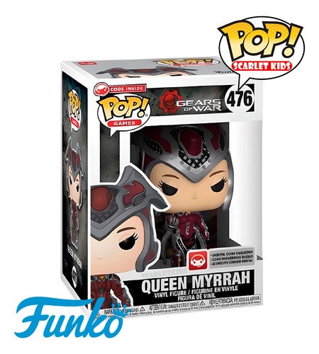 Funko Pop Gears Of War Queen Myrrah 476 Outlet Original