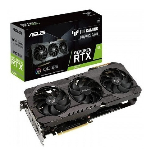 Tarjeta Video Gamer Asus Tuf-rtx3070-o8g-v2 Rtx 3070 Oc 8gb