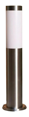 Combo X 3 Lampara De Jardin Tipo Poste En Acero Rosca E27  Color De La Pantalla Blanco