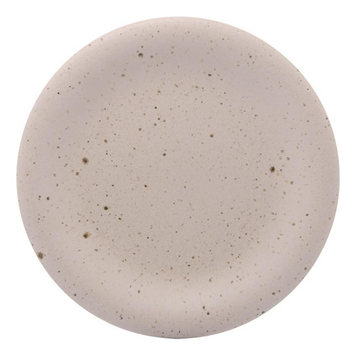Prato Raso De Cerâmica Mist Branco Matte 28cm - Rojemac