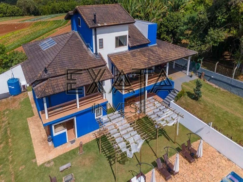 Imagem 6 de 30 de Chácara Remanso, Km,topografia Plana Com 2.400 At E 1.018 M² Ac Averbada Sendo 523,01 M² Casa, 495m² Quadra, Com 5 Dormitórios, Sendo 2 Suítes, Campo De Futebol, 16 Vagas - Ch00003 - 71032670