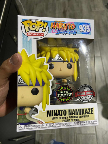 Funko Pop Minato Namikaze Glow Chase De Naruto.