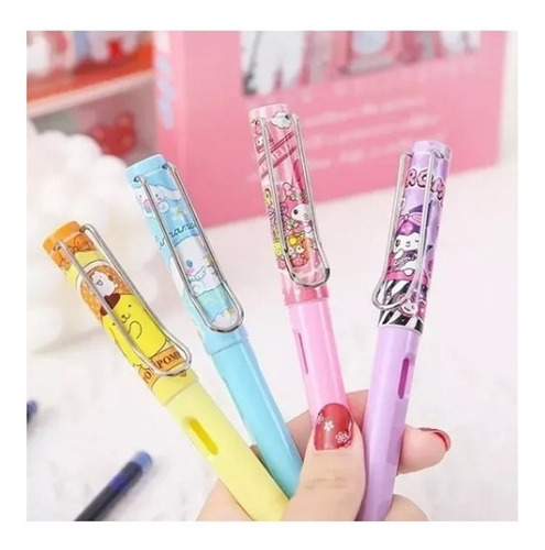 Set 12 Pzas Lápiz Infinito Sanrio Kuromi Cinnamorol Mayoreo