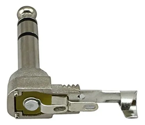2pack 6,35 Mm (1/4 ) Huasen Conector Macho De Audio Estéreo