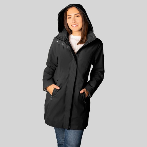 Chamarra Mujer Con Capucha Gabardina Softshell Greenlander
