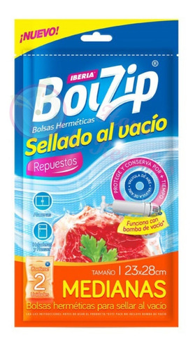 Bolsas Medianas Sellado Al Vacío Repuestos Bolzip X2und