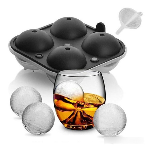 Molde De Hielo Esferas Bola 2.5 Diametro Whisky