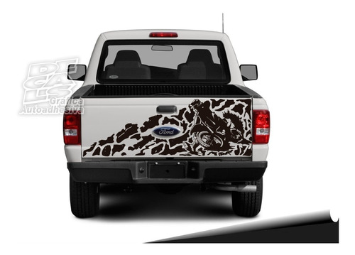 Calco Ford Ranger 1998 - 2012 Motocross Decoracion Porton