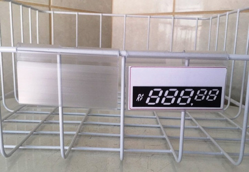 Etiqueta Pvc Porta Display Para Gancho 7,5x4,5_100pçs