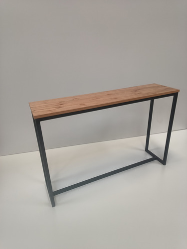 Mesa Arrime. Dressiore. Mesa Recibidor. Hierro Y Madera. Paraiso