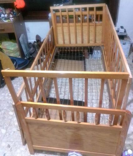 Cama Cuna Grande Poco Uso Madera (Usado)