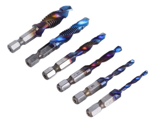 Ba Kit Combinado De Taladro Y Grifo De Vástago Hexagonal,