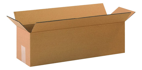 Caja Larga Corrugado 20 X 6 6 Kraft 25
