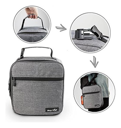 Bolsa Lanchera Hap Tim Grey