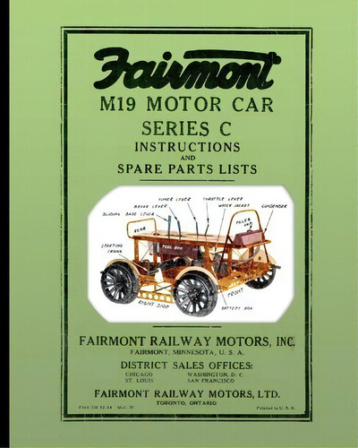 Fairmont M19 Motor Car Series C, De Fairmont Railway Motors Inc. Editorial Periscope Film Llc, Tapa Blanda En Inglés