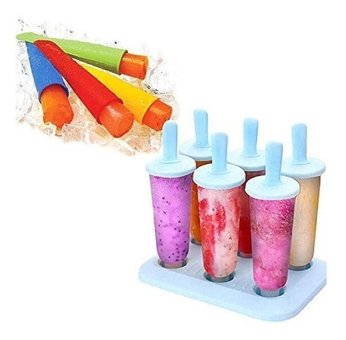 Imagen 1 de 4 de Moldes Para Paletas + Moldes Helados Politos