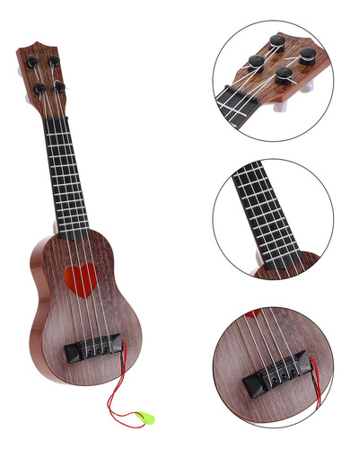 Ukelele Con Instrumentos Musicales Para Niños