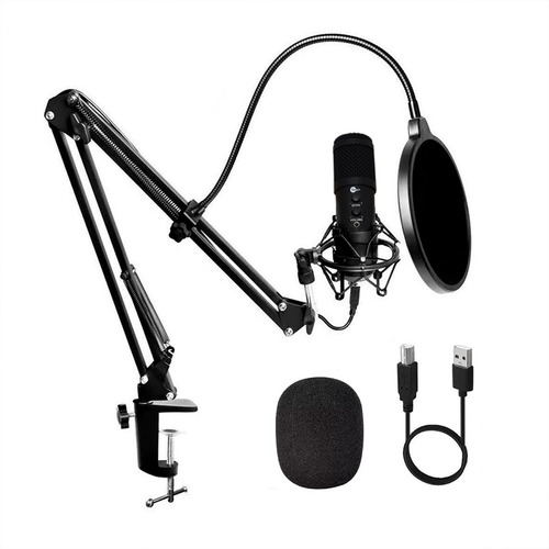 Imagen 1 de 1 de Smart Tech Bm 2000 Microfono Condensador Condenser Profesional Usb Streaming Negro