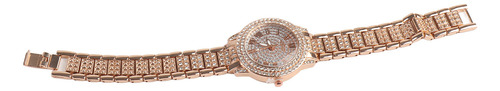 Reloj De Mujer Retro Elegante Con Números Romanos Esfera