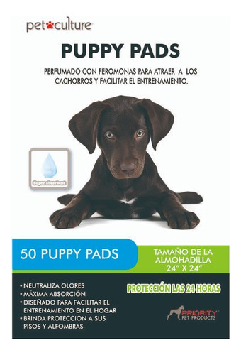 Alfombra Sanitaria Para Perros Puppy Pads 60x60 X 50unidades
