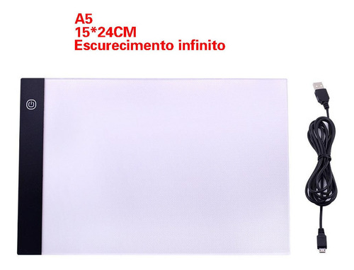 Imagem 2 de 8 de A5 Led Tablet Desenho, Caixa De Almofada De Desenho, Placa D