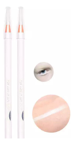 2 Lápices Blancos Para Delineado De Cejas Microblading