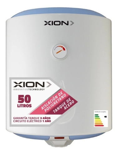 Termotanque Calefon Xion 50 Litros Xi-cal50 Acero Amv