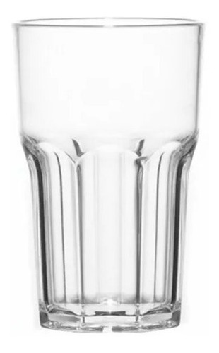 Imagen 1 de 8 de Vaso Bristol X6 520cc Nadir 2911 Vidrio Agua Fernet Durax