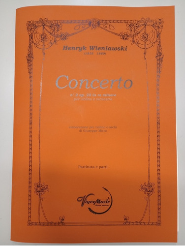 Wieniawski Henryk Partitura Concierto!!!
