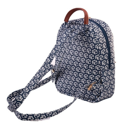 Imagen 2 de 7 de Backpack Hpc Polo Estampada Monograma