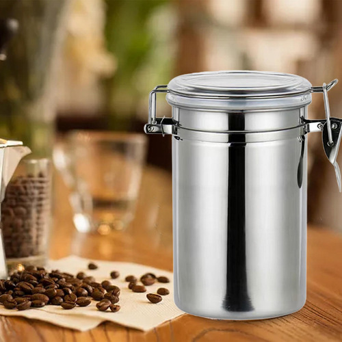 Recipiente De Café, Tarro De 1100 Ml 10,3 Cm X 16,6 Cm