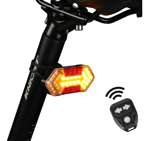 Luz De Bicicleta Impermeable Con Señal De Giro Para Carreter
