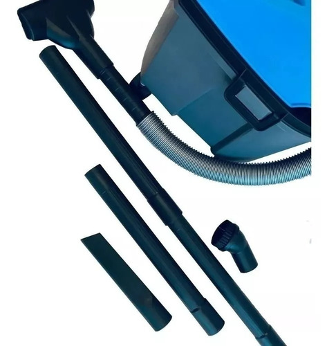 Aspiradora De tacho Gamma G2200ARA 10L celeste y gris oscuro 220V 50Hz
