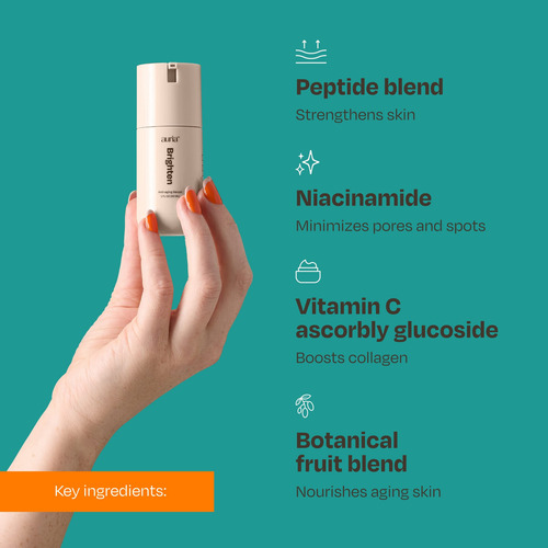 Sérum Facial Auria Brighten Vitamina C E Niacinamida 30ml