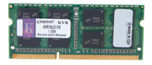 Memoria Ram Kingston 8 Gb Ddr3l Sodimm Kvr16ls11/8wp