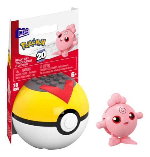 Mega Contrux Pokemon Pokebolas Mattel Fpm00