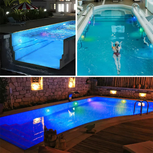 Lámpara De Piscina Recargable Por Usb, 2 Unidades, Lámpara D