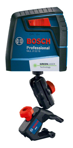 Nível A Laser Verde Gll2-12g Bosch 2 Linhas 12 Metros