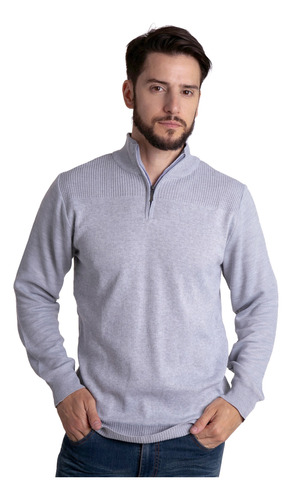 Sweater Tramado Medio Cierre Importado Acrílico C. Art 4433