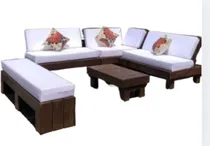 Comprar Juego Jardín Sillón Esquinero  Sillones Rústicos Madera