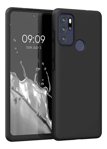 Funda Para Motorola Moto G60s De Silicona Negro