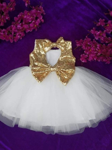 Imagen 10 de 10 de Vestidos De Niñas Bautizos Cumpleaños Tallas 2 4 6 8