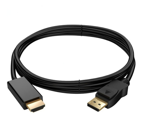 Cabo Displayport Dp X Hdmi 1,8 Metros - Preto Premium