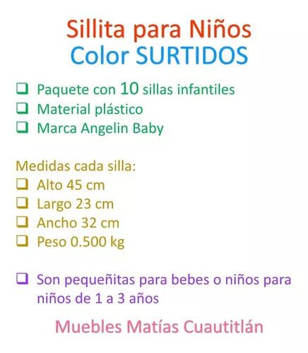 Silla Infantil Angelin Baby Amarillo