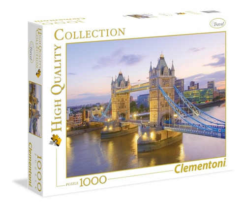 Tower Bridge Puente Londres Rompecabezas 1000 Pz Clementoni