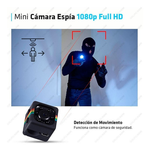 Imagen 5 de 10 de Mini Camara Espia Oculta Seguridad 1080 Full Hd Video Fotos