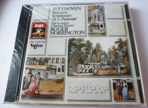 Cd Beethoven Sinfonías 1 Y 6 Norrington London Emi   (nu)