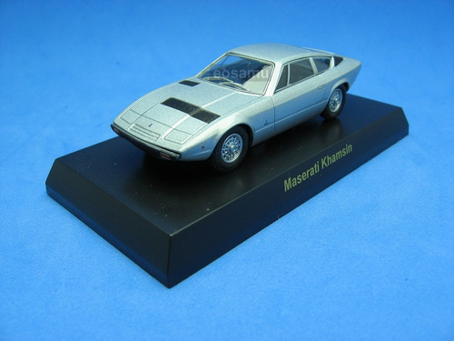 Maserati Khamsin Bertone Prata Completo Kyosho Escala 1/64