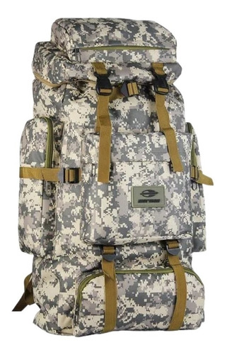 Imagem 1 de 5 de Mochila Tática Feminina Masculina Camuflada Mormaii 70 L