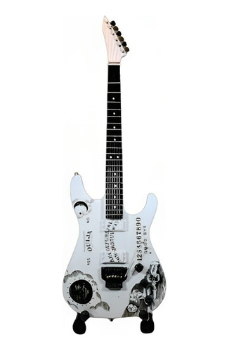 Mini Guitarra Estilo Kirk Hammett - Metallica (white Ouija)